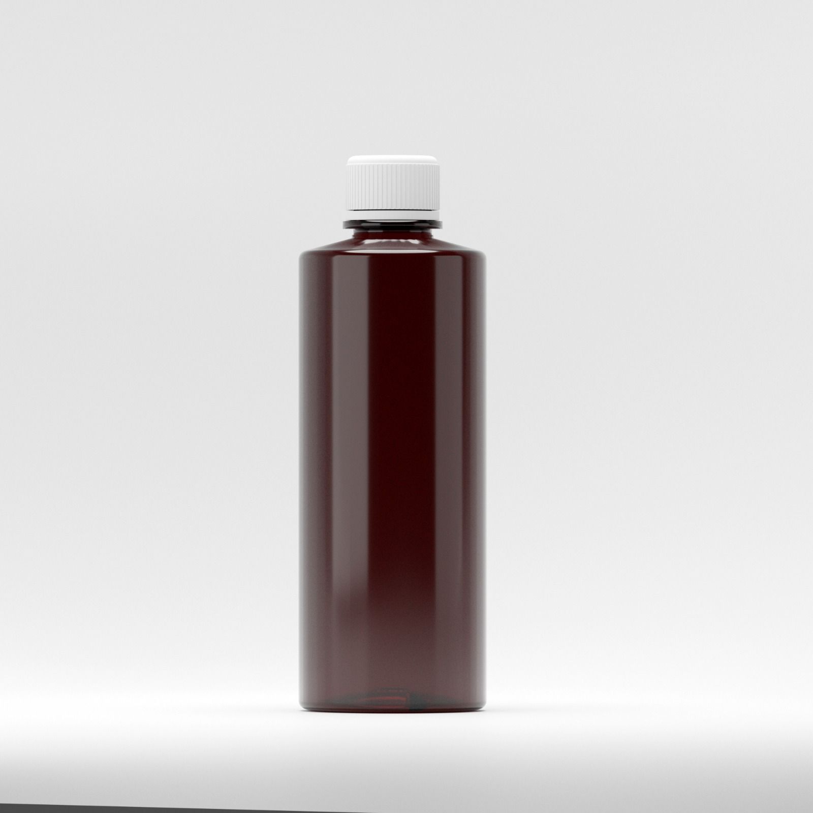 ⁠Flacon PET 400ml, BRUN - 35grame - Filet 28mm - PCO1810 - cu capac