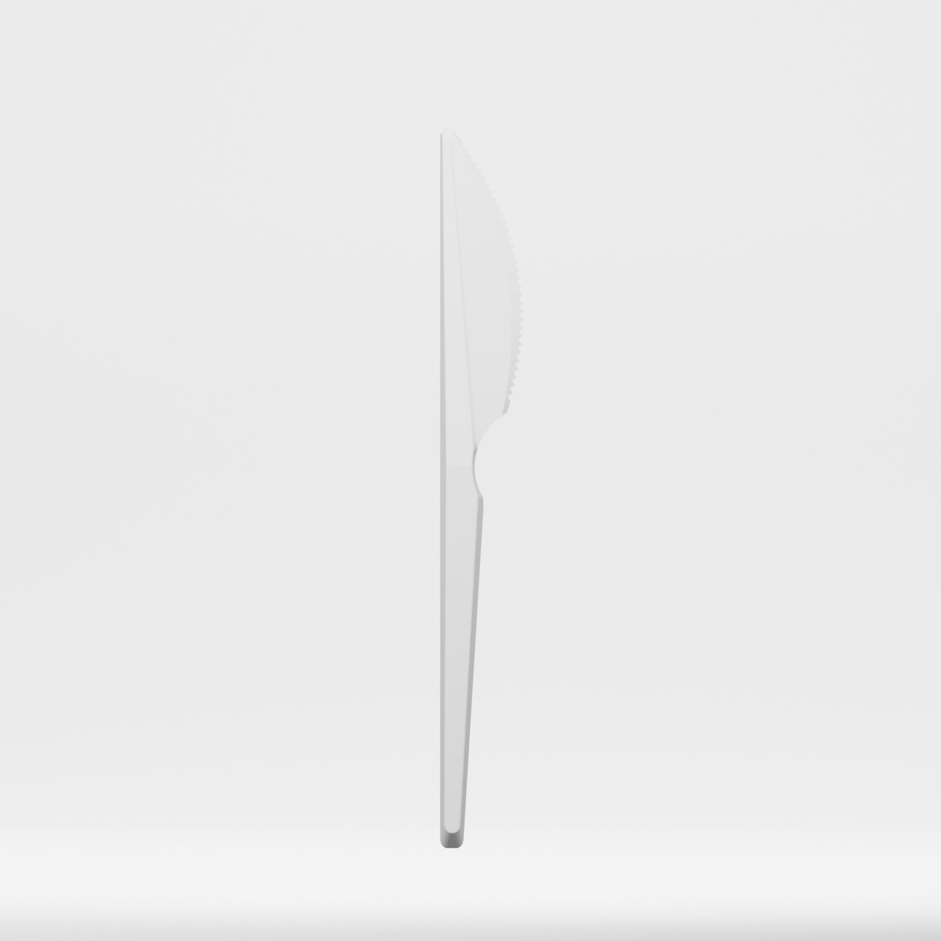 Set Cuțite Transparente - 100 Bucăți, 17 cm