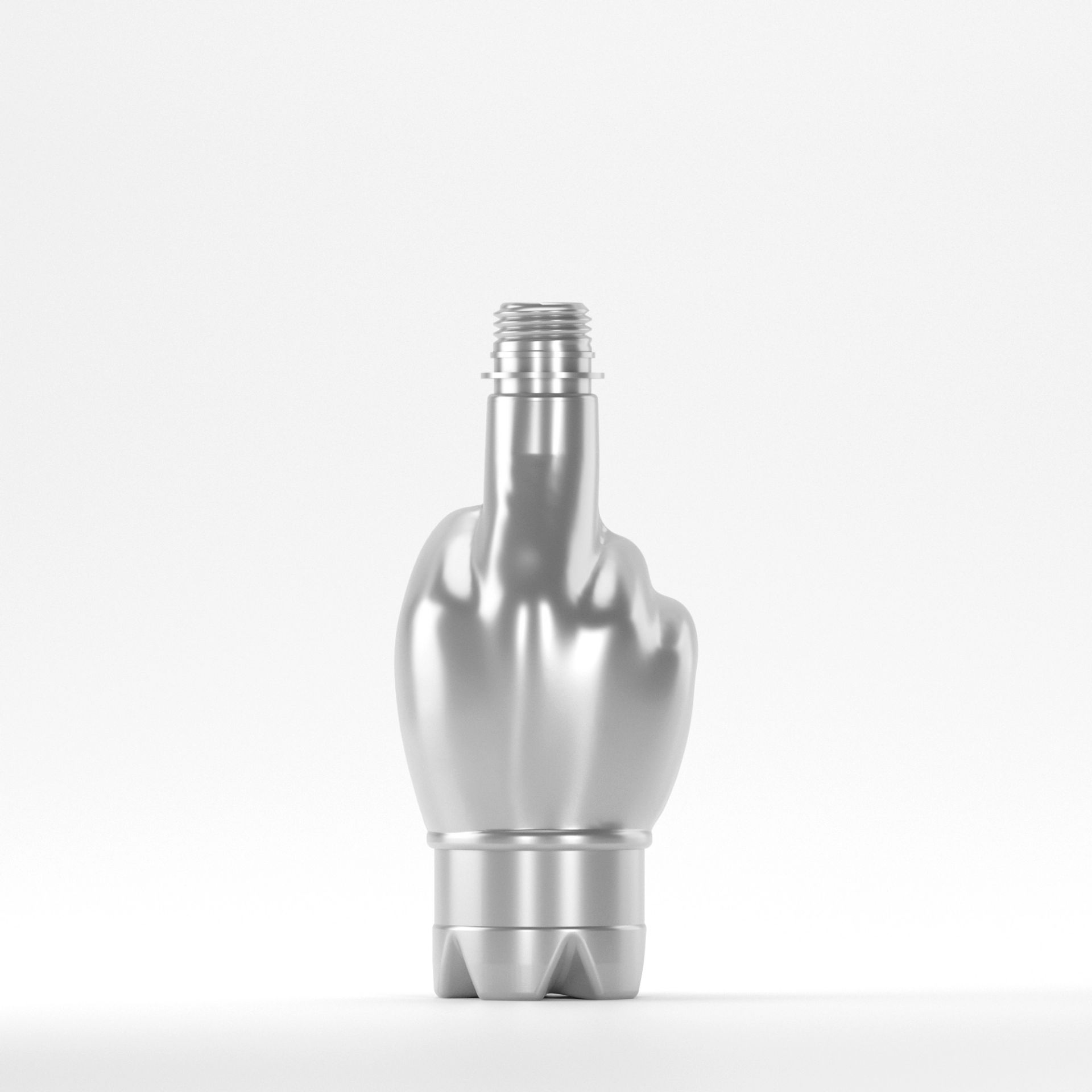  Flacon PET 370ml, Gri – 27 grame – Filet 28mm – Fara Capac