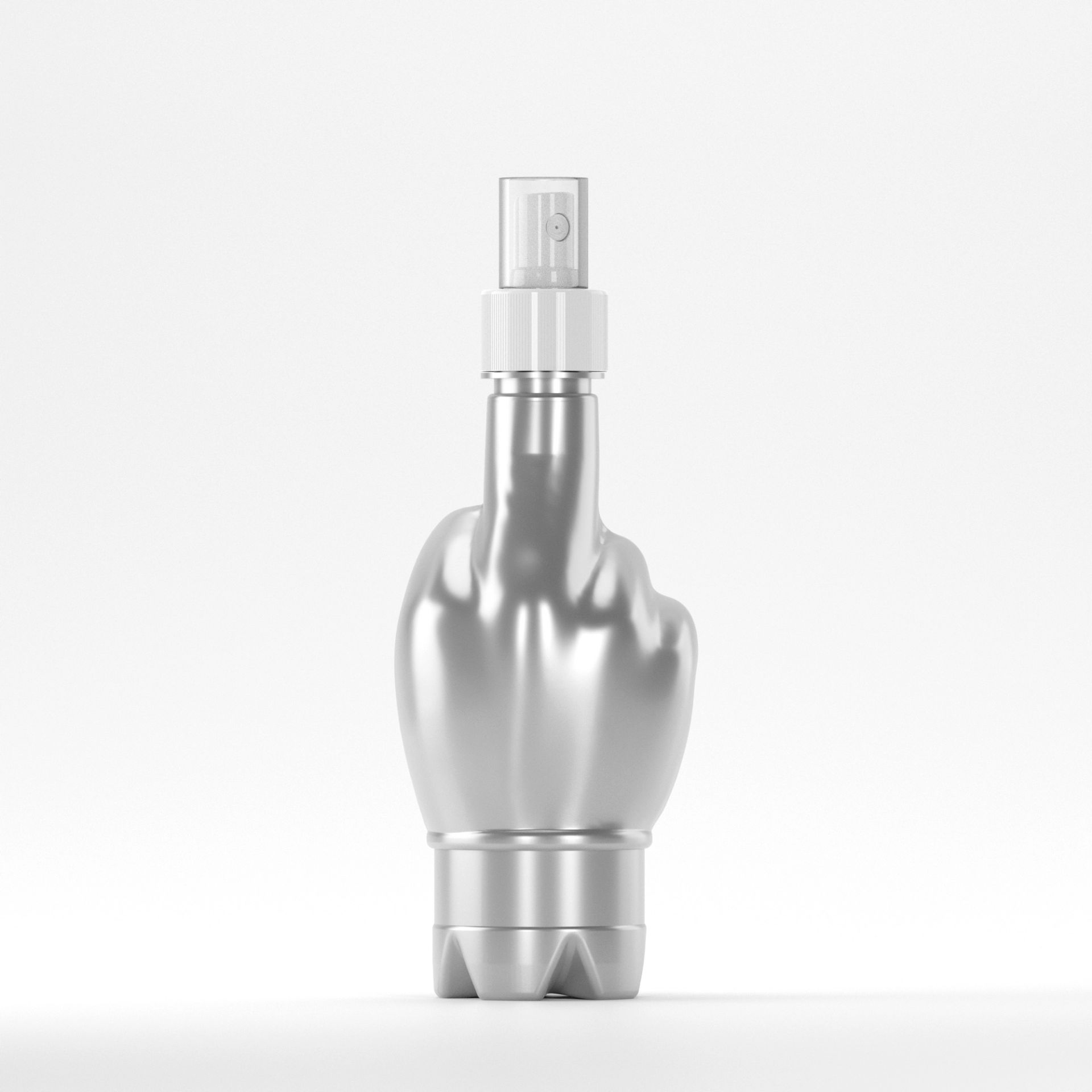  Flacon PET 370ml, Gri – 27 grame – Filet 28mm – cu Atomizor